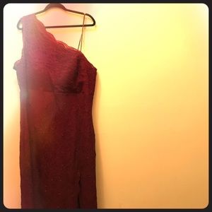 Wine Colored Dress